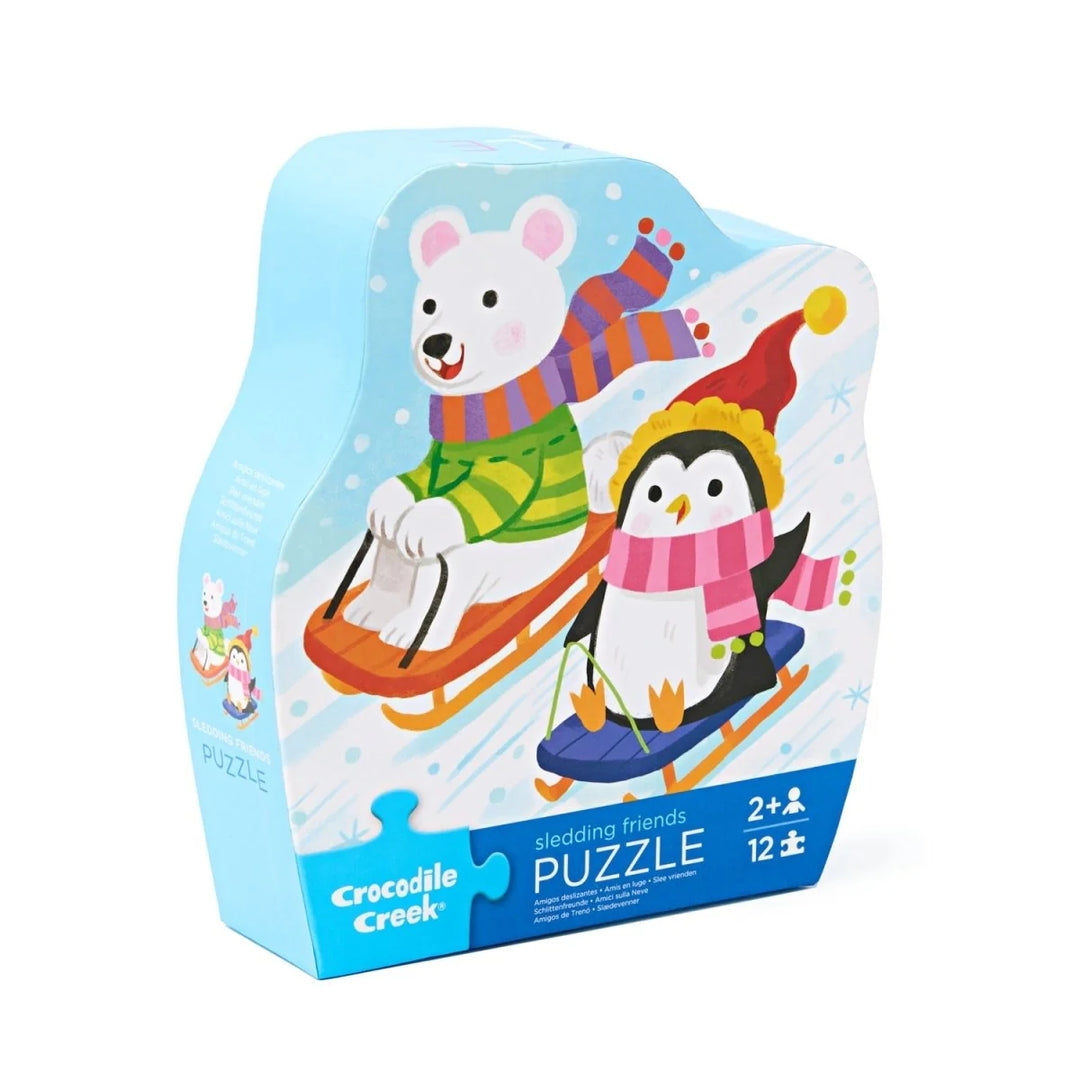 Crocodile Creek - Shaped Box Puzzel 12 stuks | Slee
