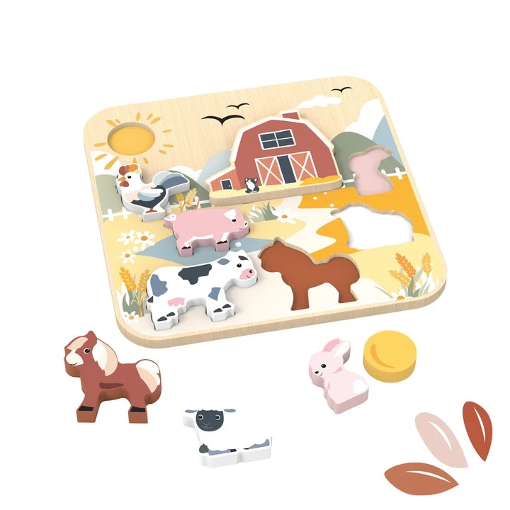 Speedy Monkey - Jumbo Inlegpuzzel Boerderij