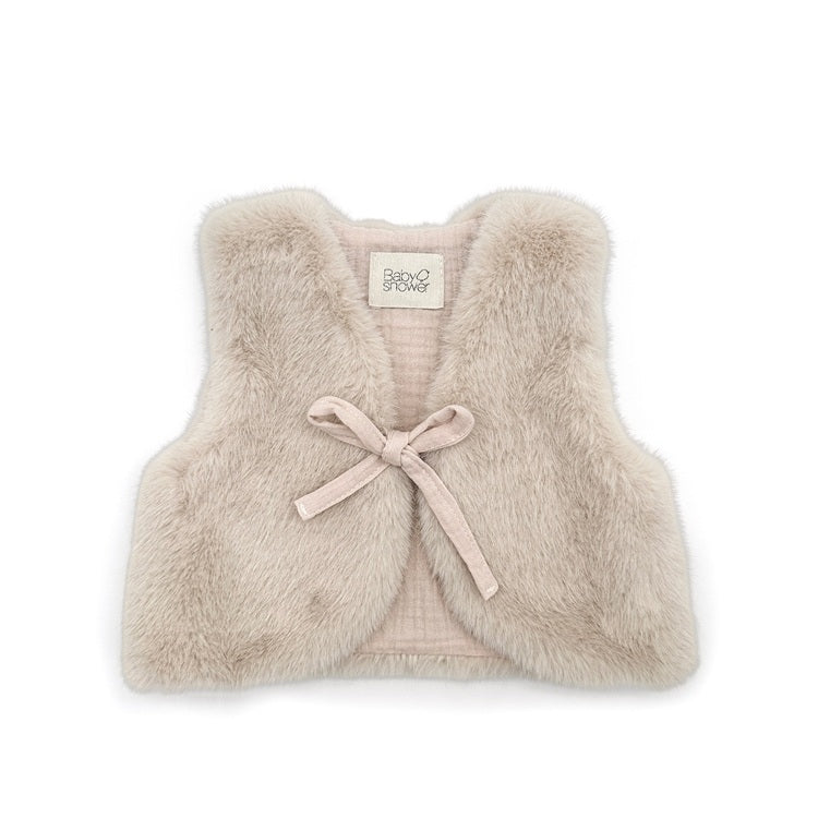 Babyshower - Cardigan Maat 3-6m | Plushy Creme