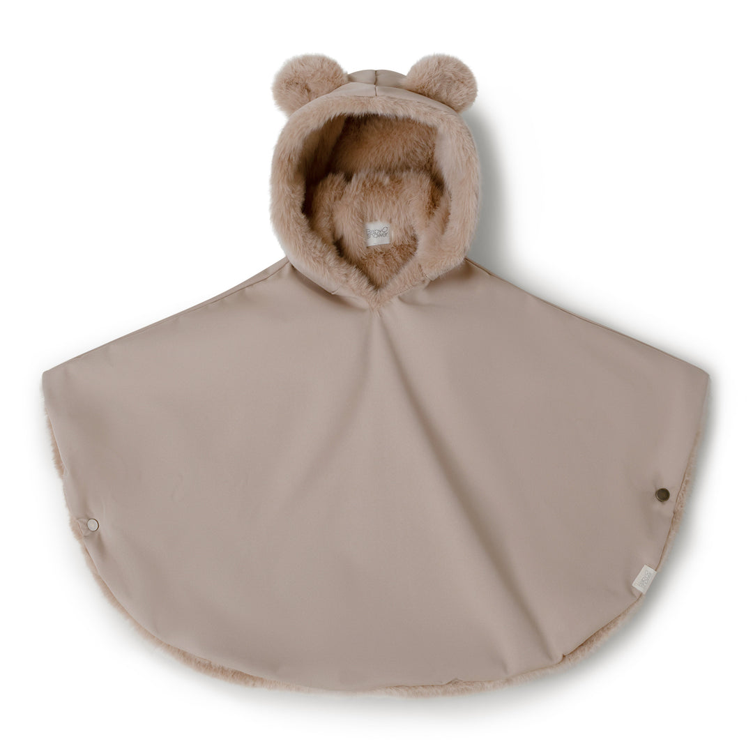 Babyshower - Poncho Teddy Fleece Neoprene | Beige