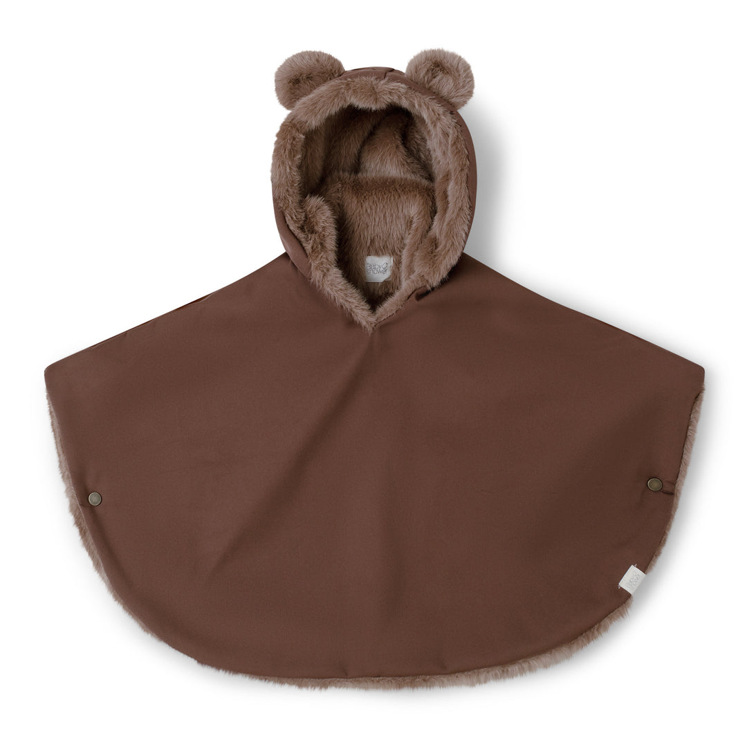 Babyshower - Poncho Teddy Fleece Neoprene | Moka