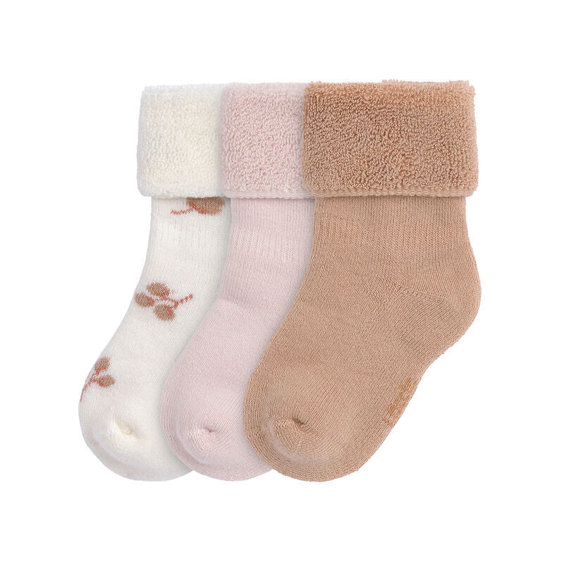 Lassig - Sokken Terry Tan / Macaron Maat 15-18 (3pack)