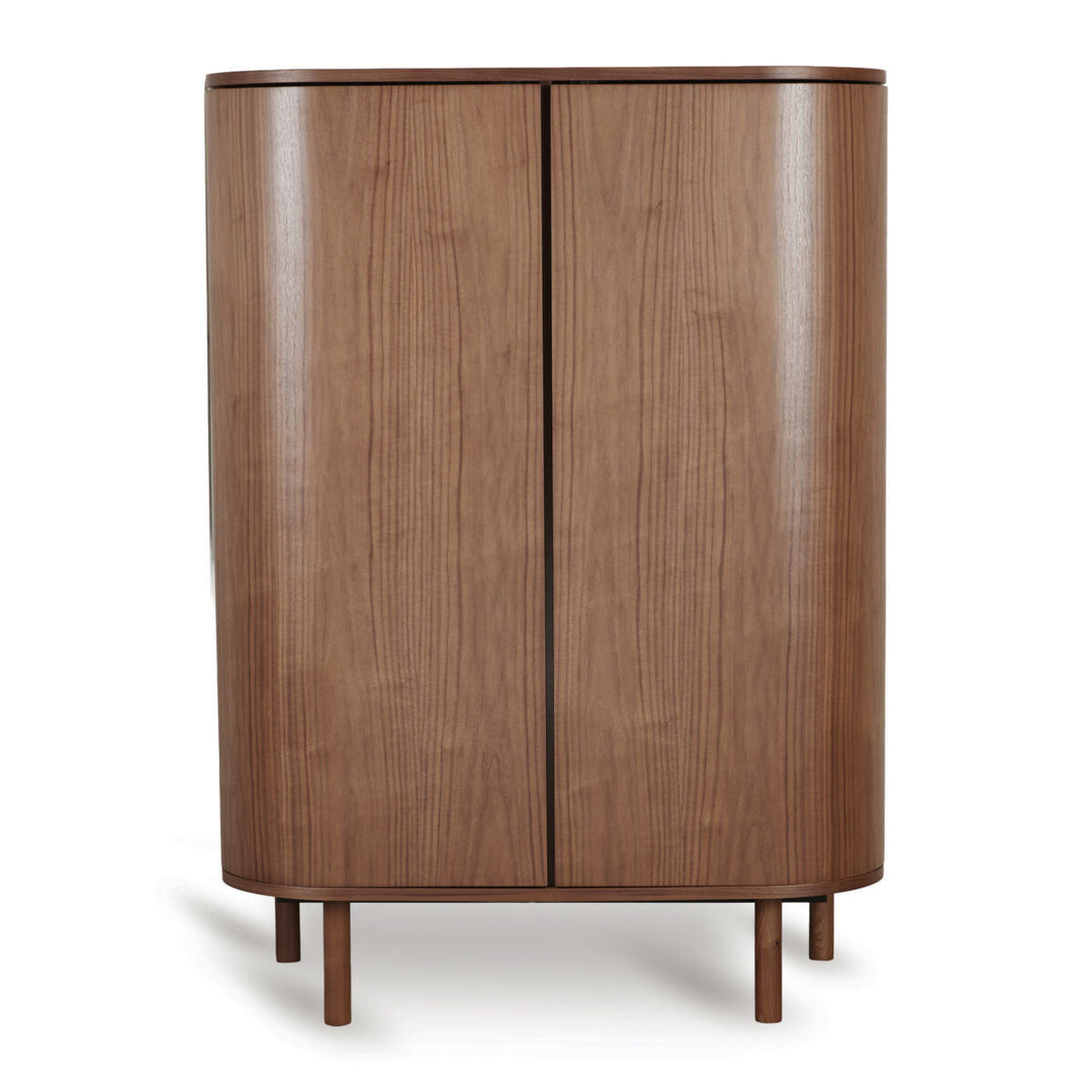 Quax - Yume Kast Ronde Deuren | Walnut