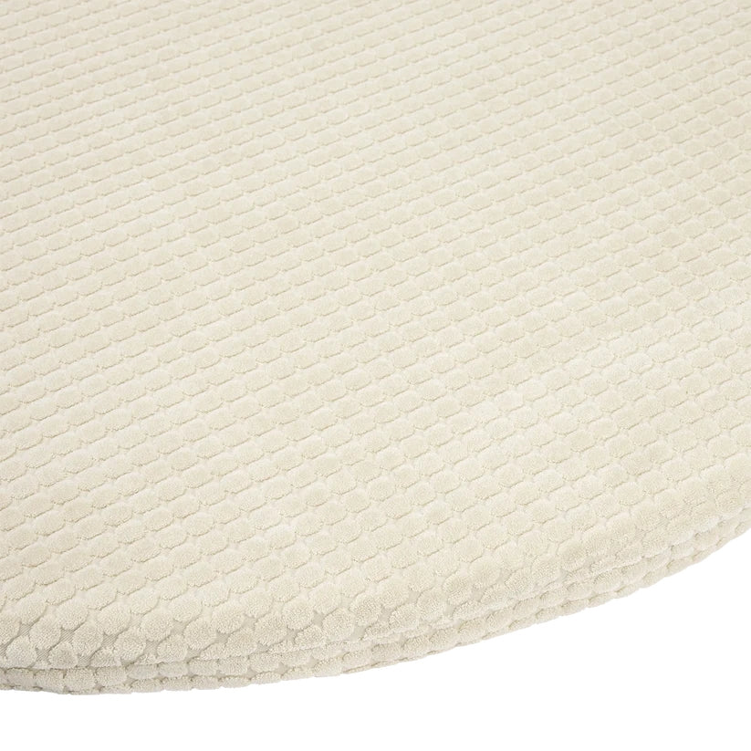 Meyco - Hoeslaken Deluxe Jacquard Ø95cm | Pebble Soft Sand