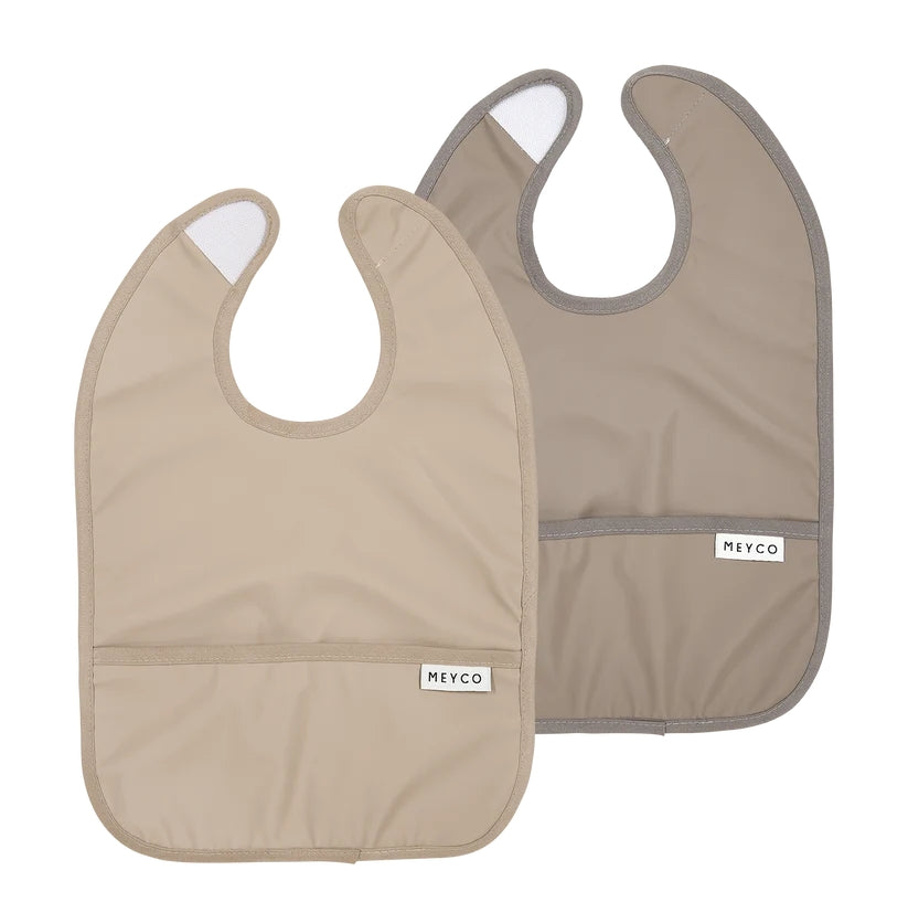 Meyco - Opvangslab (2pack) | Dark Taupe