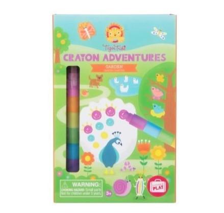 Kleurset Crayon Adventures Garden