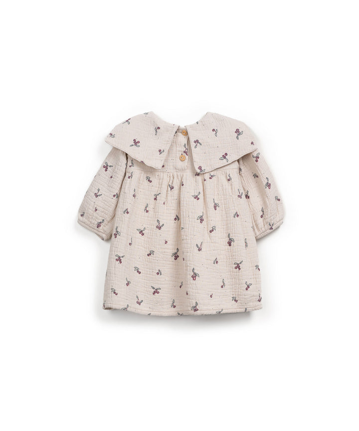 Play Up - Jurk Woven Printed Plants Tones
