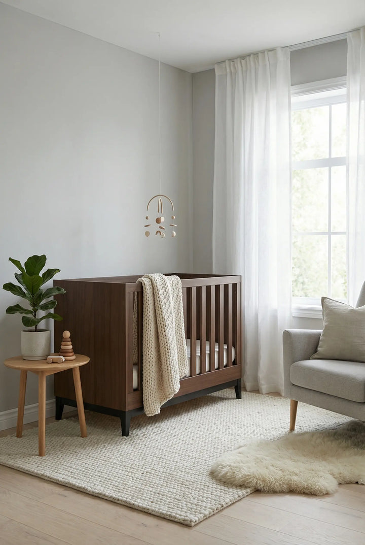 Jaxx - Bed Ilyas 60 x 120 cm | Walnoot