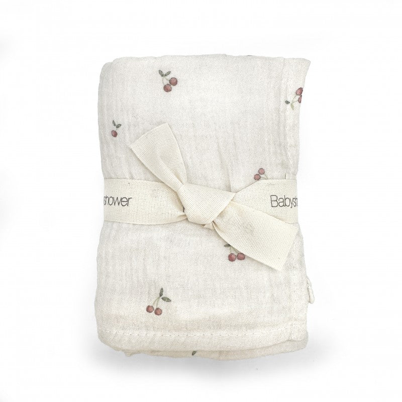 Babyshower - Tetradoek Set (3pack) | Cherries
