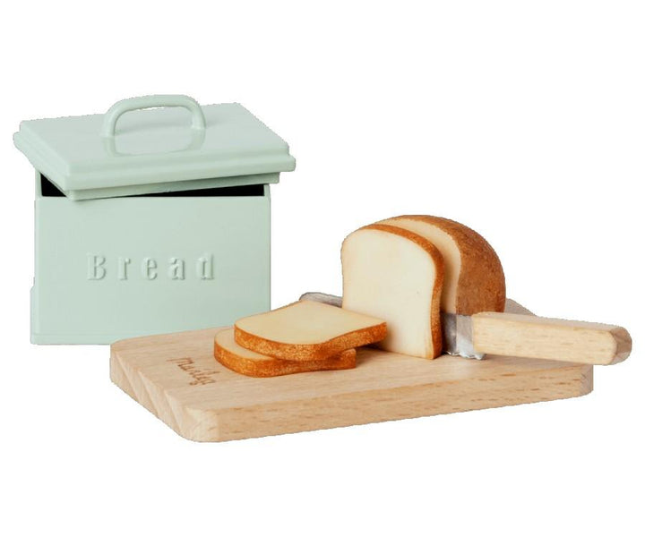 Miniatuur Set Brood met Snijplank en Mes
