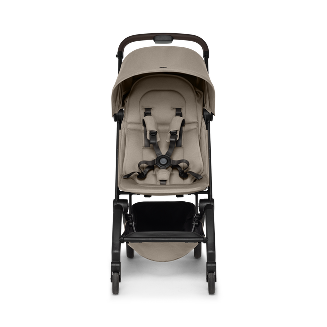 Joolz Aer+ buggy in Sandy Taupe, lichtgewicht en compact.