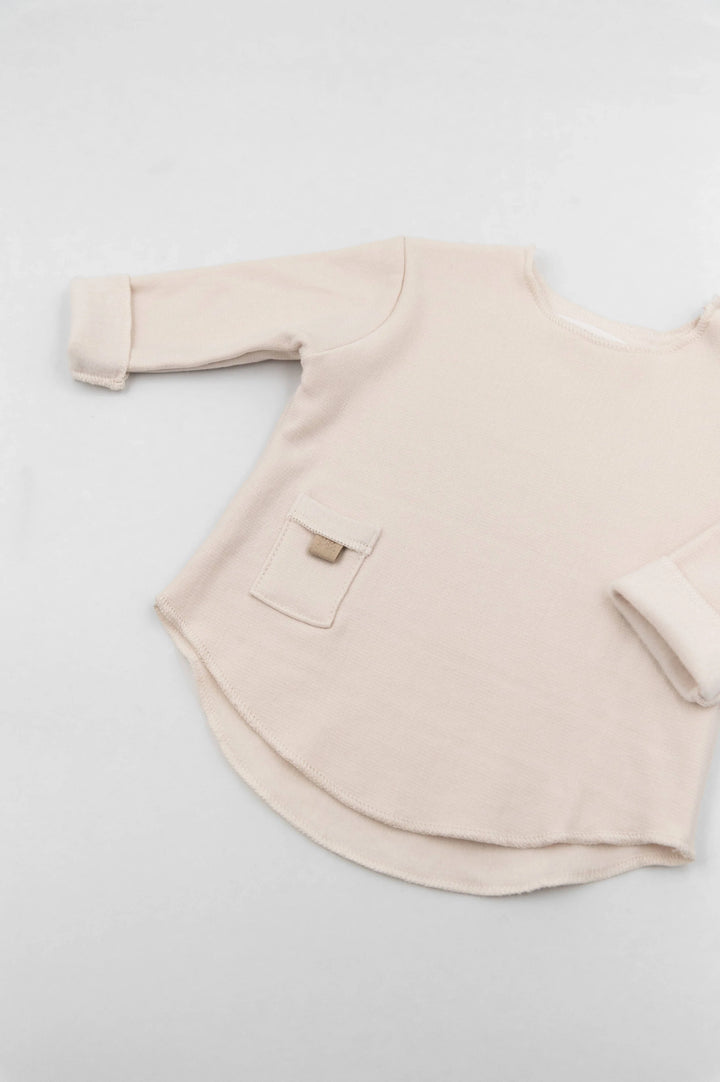 Bamboom - T-shirt Lange Mouwen Pure | Warm White