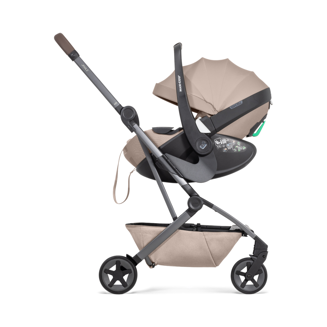 Joolz autostoeladapters voor Aer2 buggy, snel klikbaar en reisvriendelijk