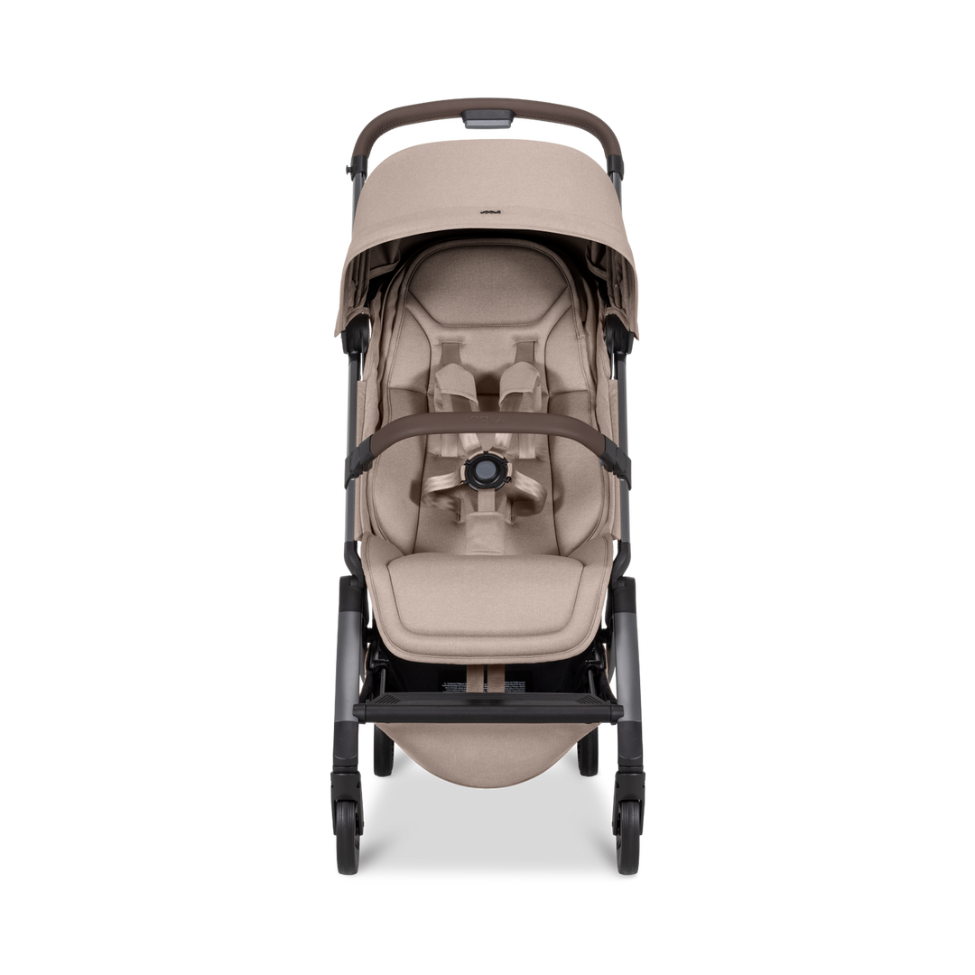 Joolz Aer2 bumper bar in Mid Brown Carbon, opvouwbaar en stijlvol