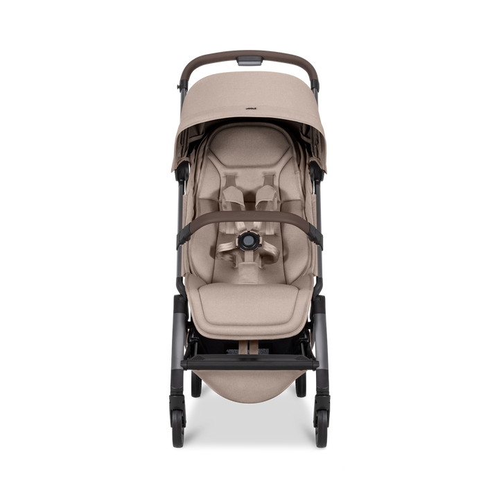 Joolz Aer2 bumper bar in Mid Brown Carbon, opvouwbaar en stijlvol