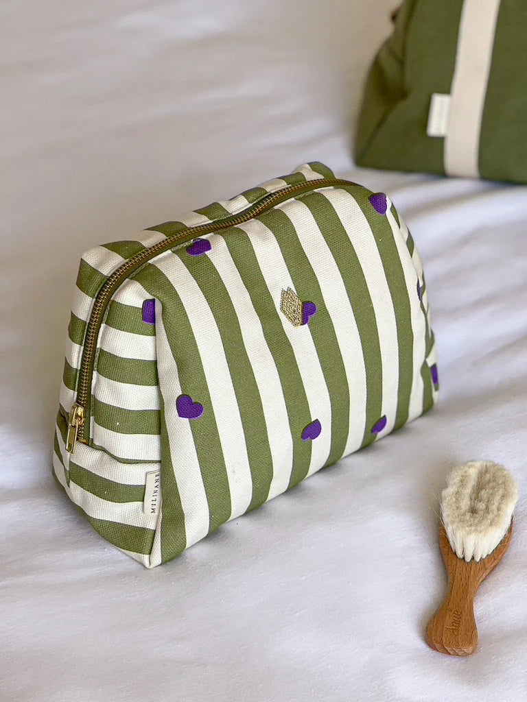 Milinane - Toilettas Jade Stripe Love