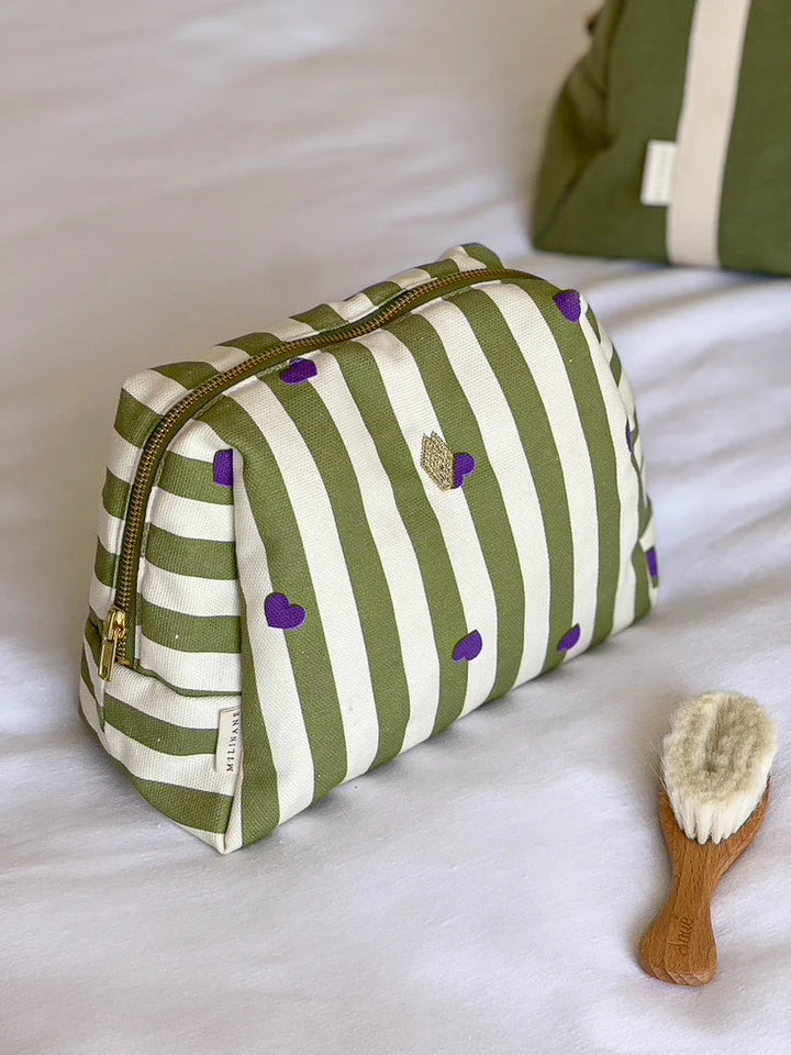 Milinane - Toilettas Jade Stripe Love