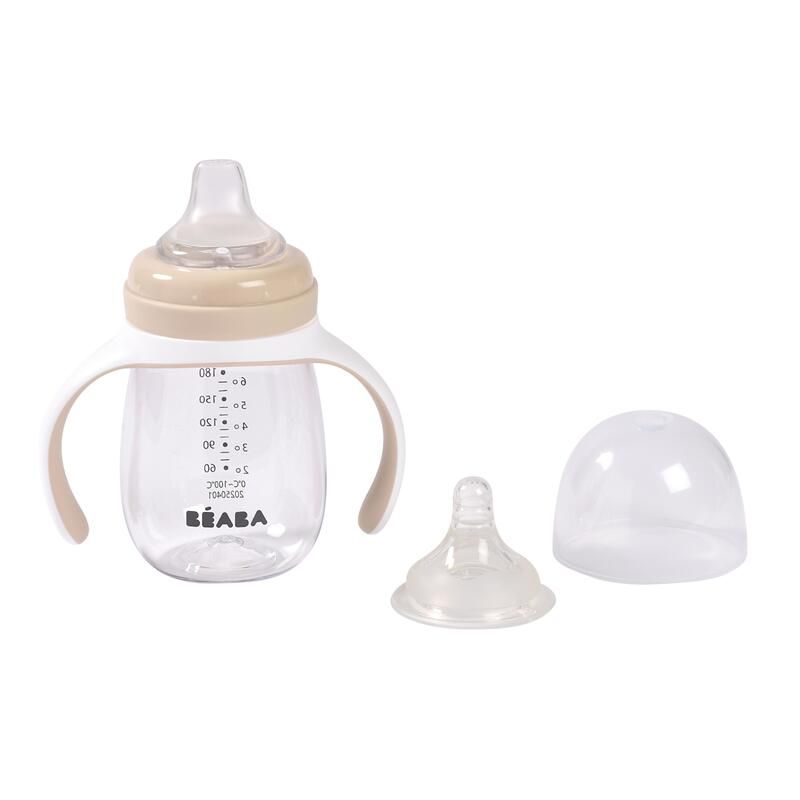 Beaba - Evolutieve Meegroeifles 2-in-1 210ml | Clay