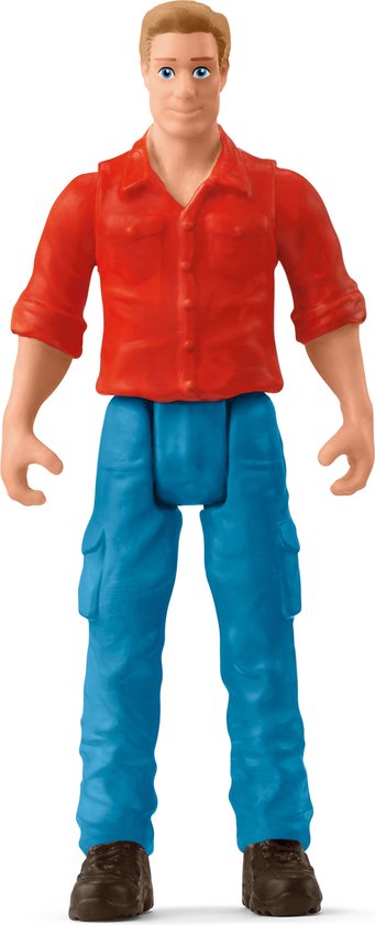 Schleich - Set Speelfiguren Tractor met Aanhanger | Boerenspeelset