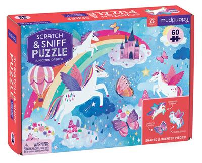 Mudpuppy - Magnetisch Puzzelboek 2x20 Stuks | Eenhoorn Dromen