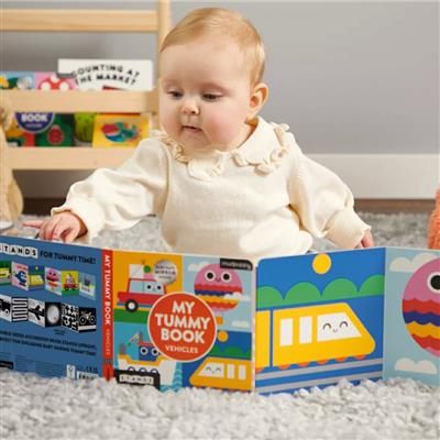 Mudpuppy - Boek My Tummy Book | Voertuigen