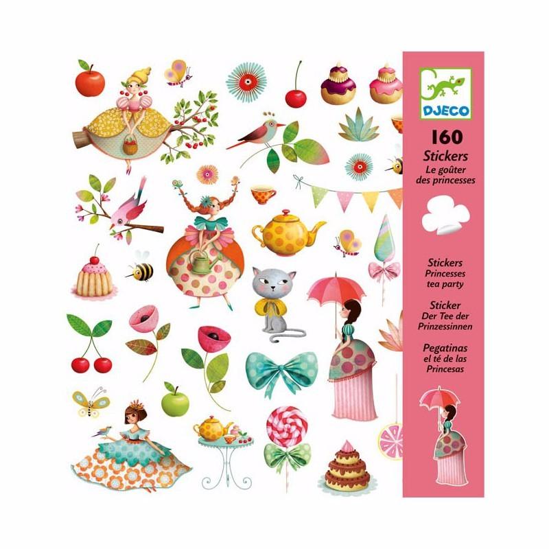 Stickers Prinsessen Theekransje (160 stuks)