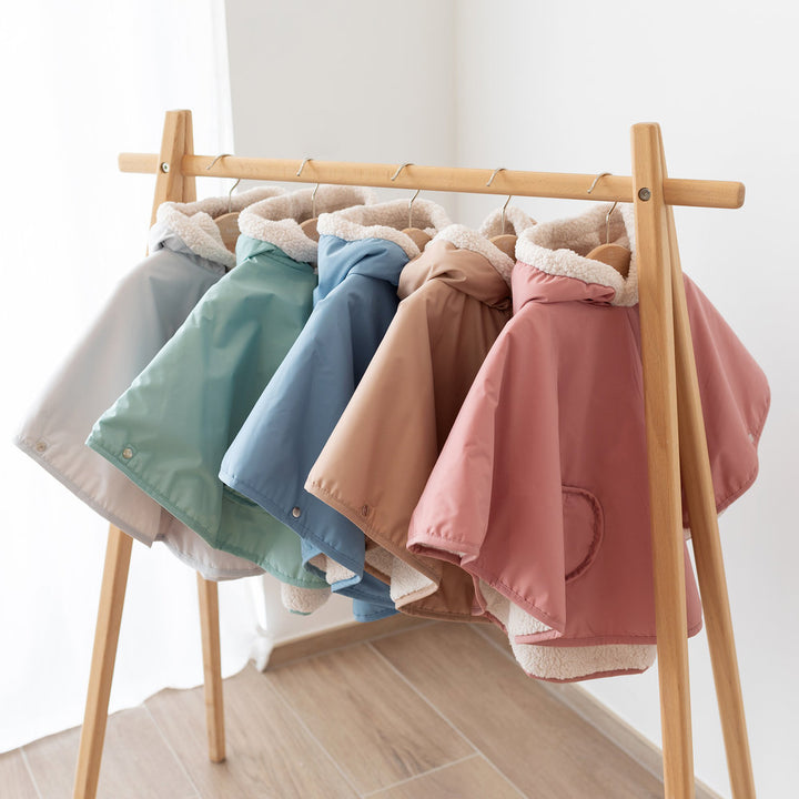 Bemini reisponcho Waterproof Teddy Rainy Natural voor baby’s en peuters van 9-36 maanden