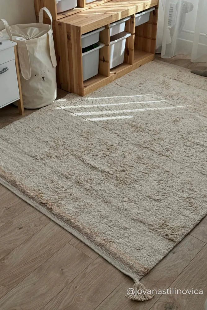 Lorena Canals - Tapijt 120 x 160 cm Fantasy Garden Bloom | Natural