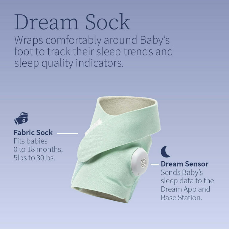 Owlet Dream Duo (Dream Sock + Cam 2) Mint - Slimme babyfoonset met medische nauwkeurigheid.