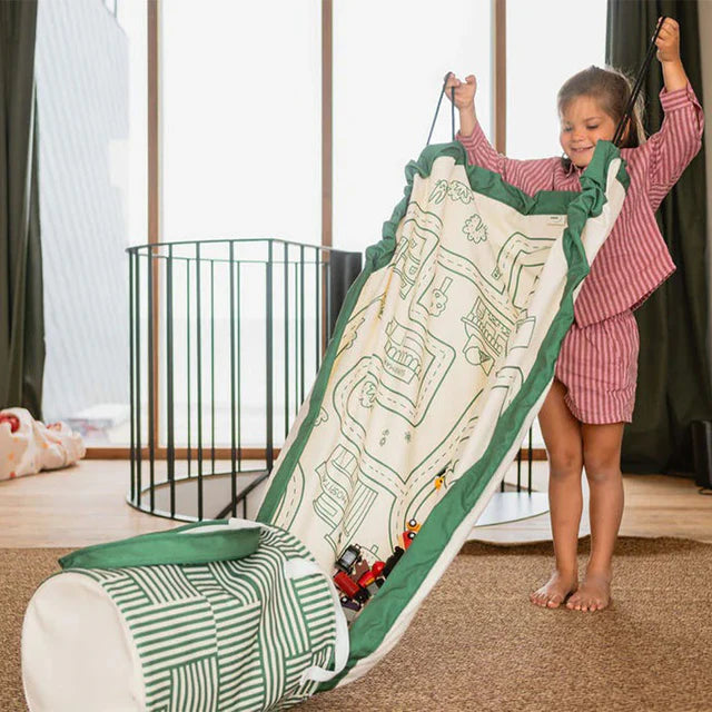 Play & Go - Opbergmand / Speeldeken Soo | Roadmap