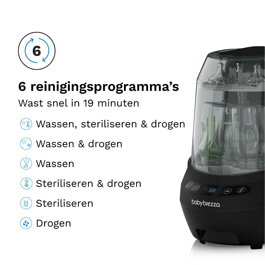 Baby Brezza - Flessenwasser Pro | Black