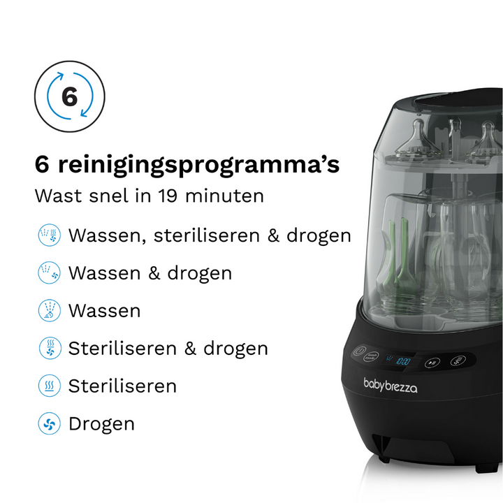 Baby Brezza - Flessenwasser Pro | Black