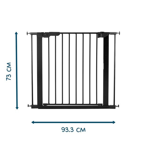 BabyDan - Deurhekje Asta 73.5 - 79.6 cm | Zwart