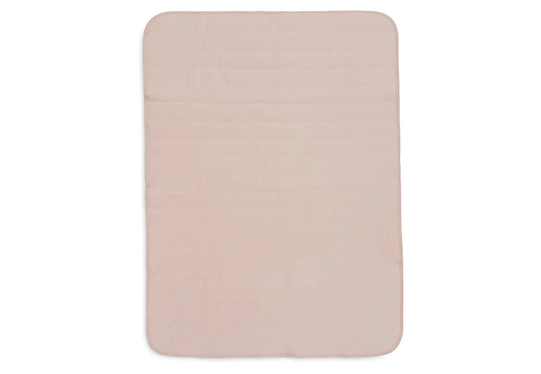 Jollein wiegdeken Velvet Rib 75x100cm in Wild Rose, dubbelzijdig