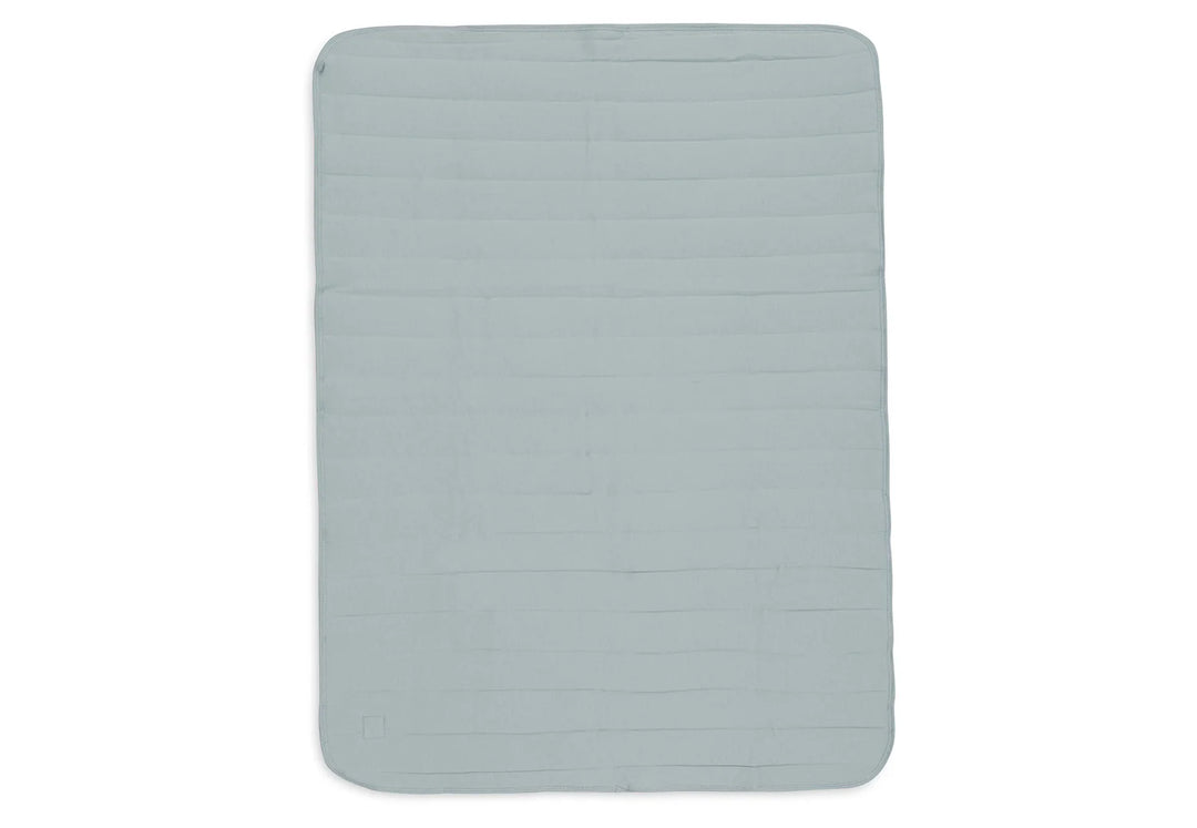 Jollein wiegdeken Velvet Rib 75x100cm in Sea Green, dubbelzijdig