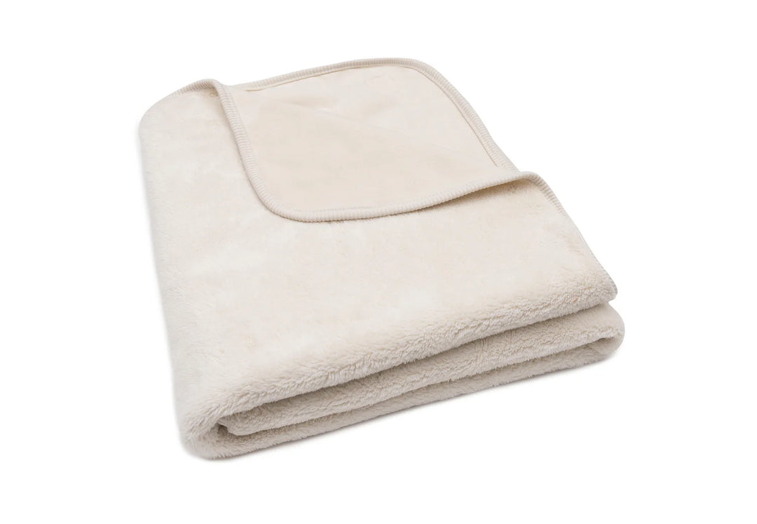 Jollein ledikantdeken Basic Jersey Sherpa 100x150cm in Oatmeal