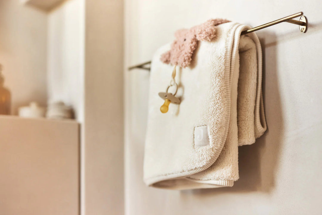 Jollein ledikantdeken Basic Jersey Sherpa 100x150cm in Oatmeal