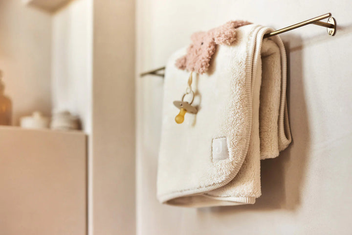 Jollein ledikantdeken Basic Jersey Sherpa 100x150cm in Oatmeal