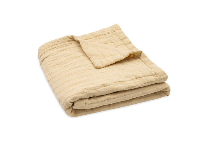 Jollein - Deken Hydrofiel 75 x 100 cm Jacquard | Vanilla