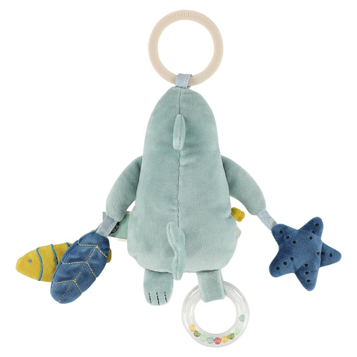 Trixie hangend activiteitenspeeltje Mr. Shark met spiegel, kralen en knisperend papier