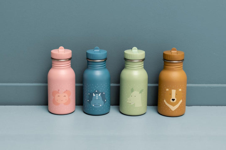 Roestvrij stalen drinkfles 350 ml met Mr. Dragon print en draagkoord