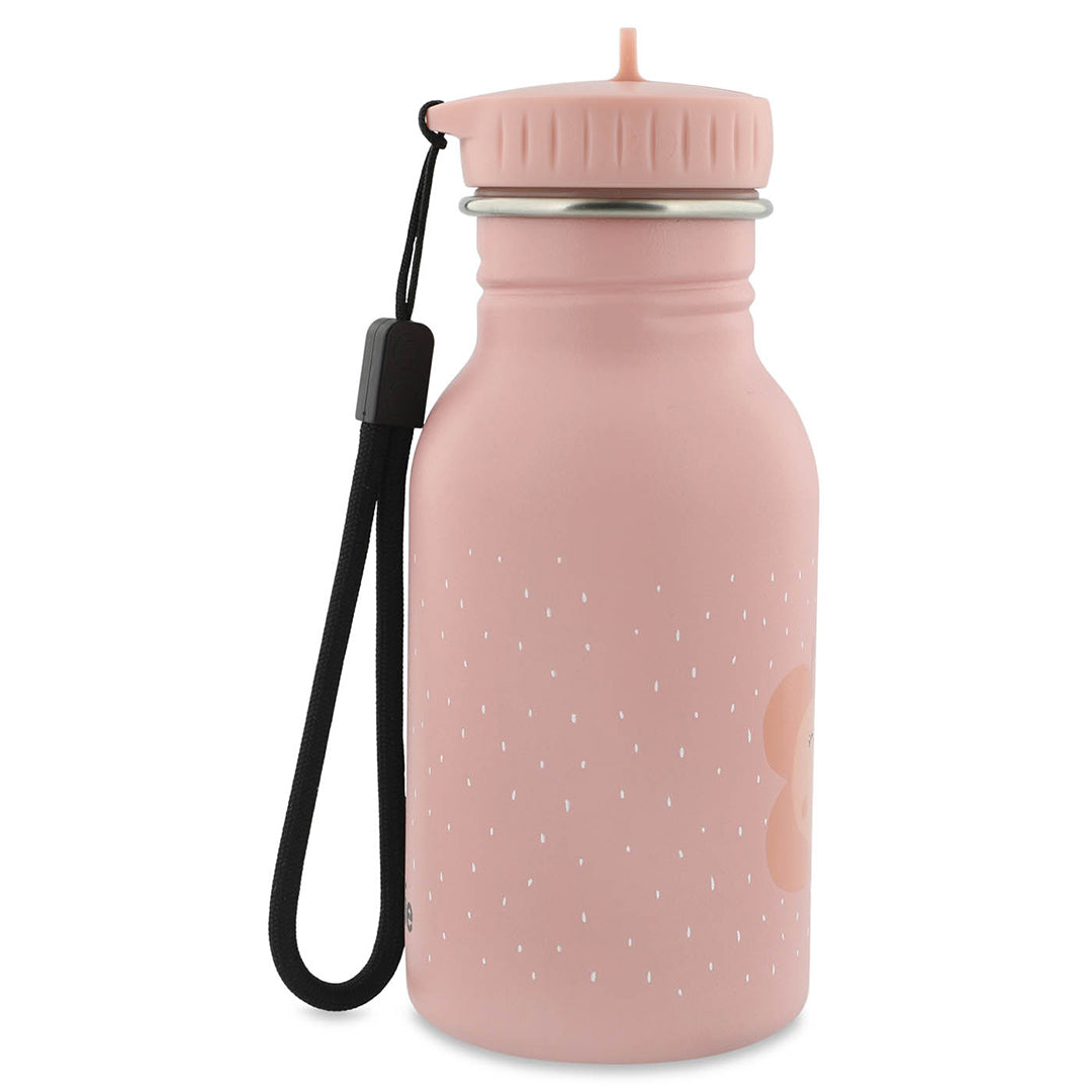 Roestvrij stalen drinkfles 350 ml met Mr. Butterfly print en draagkoord