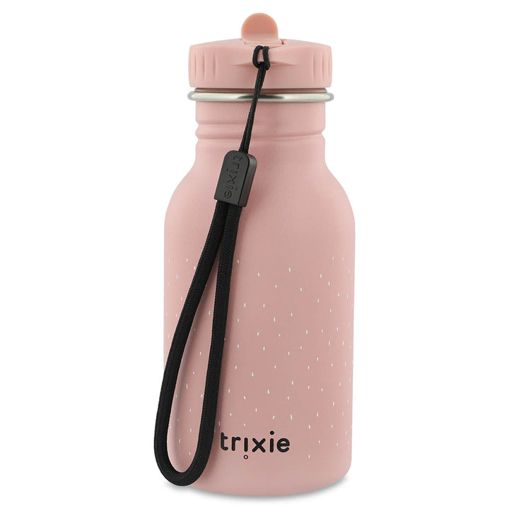Roestvrij stalen drinkfles 350 ml met Mr. Butterfly print en draagkoord