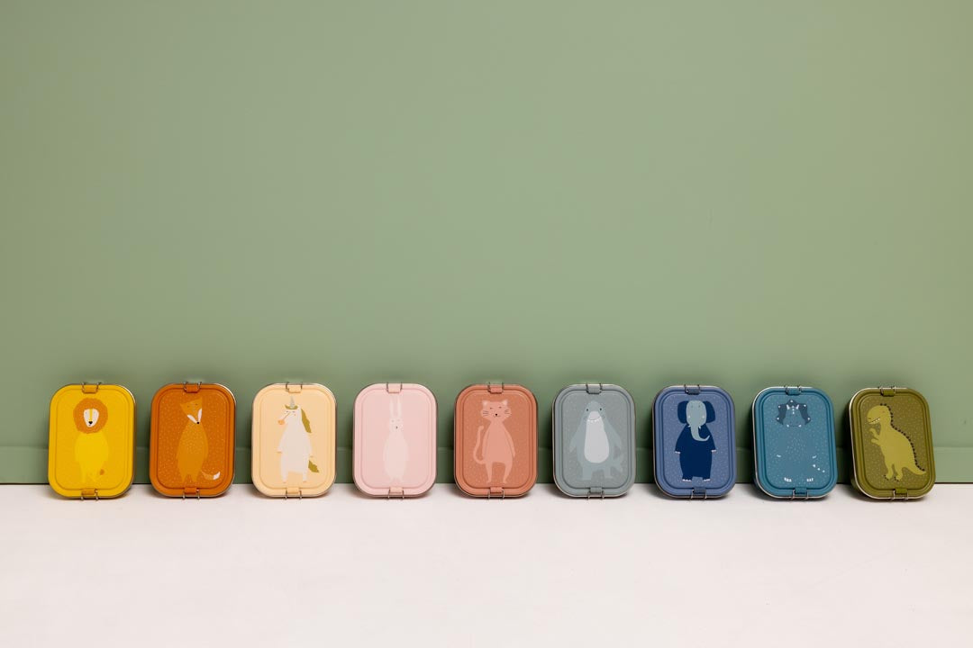 Trixie lunchbox Mrs. Unicorn van RVS met vaste verdeling