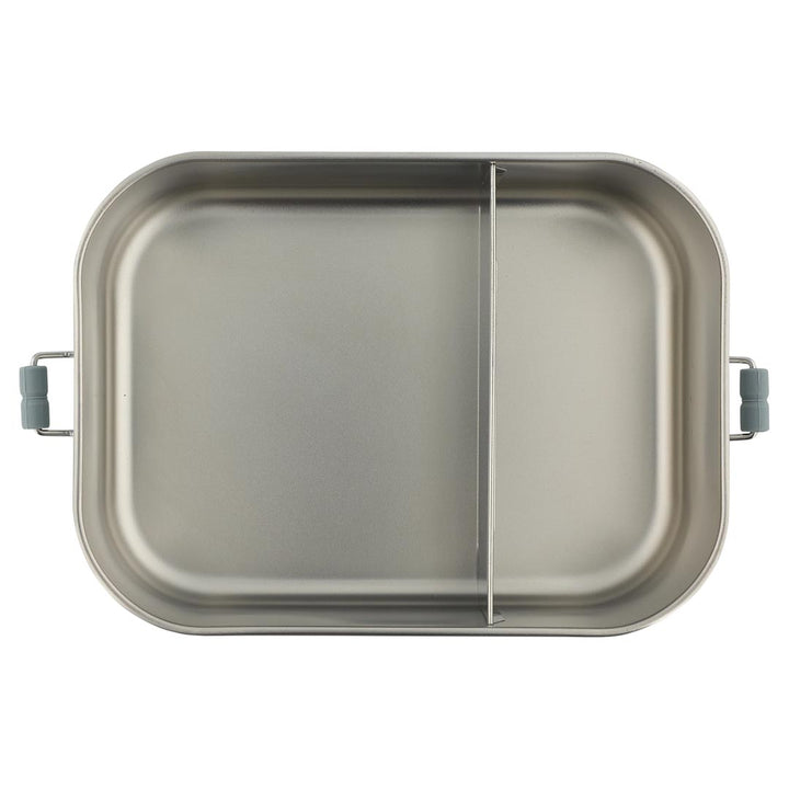Trixie lunchbox Mr. Shark van RVS met vaste verdeling