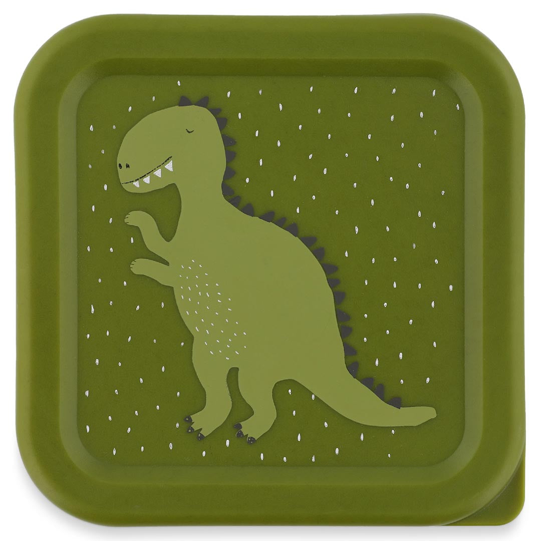 Set van 3 snackdoosjes Mr. Dino van Trixie in verschillende formaten