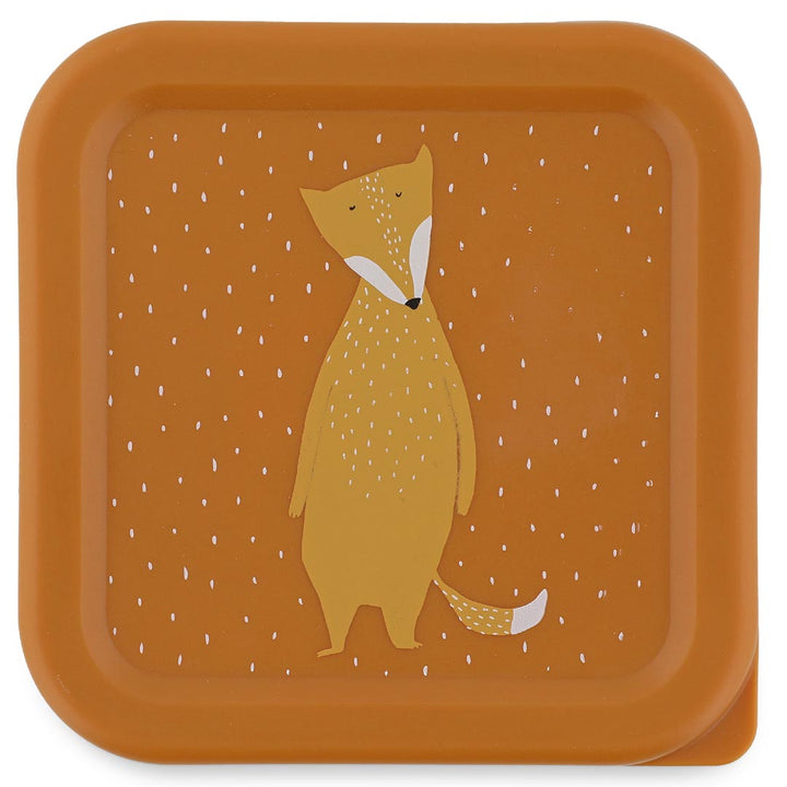 Set van 3 snackdoosjes Mr. Fox van Trixie in verschillende formaten