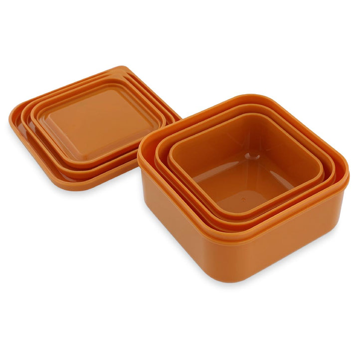 Set van 3 snackdoosjes Mr. Fox van Trixie in verschillende formaten