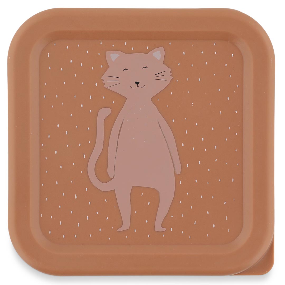 Set van 3 snackdoosjes Mrs Cat van Trixie in verschillende formaten