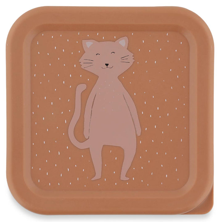 Set van 3 snackdoosjes Mrs Cat van Trixie in verschillende formaten